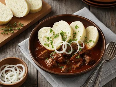 Hovězí guláš.
