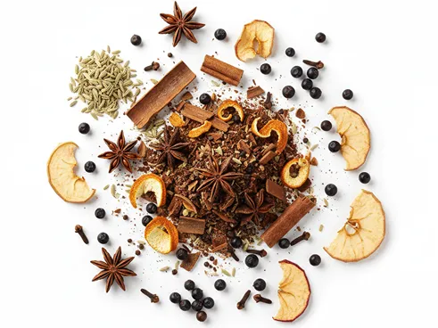 Směs koření na svařák: skořice, badyán a hřebíček a další