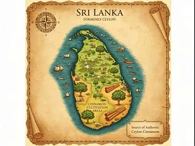 Mapa Sri lanky.