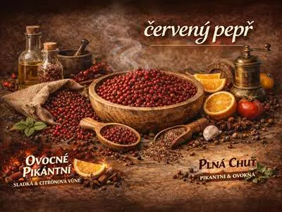Historie růžového pepře.