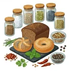 Koření na chleba a pečivo