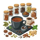 Koření do čaje a kávy