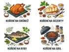 Koření podle použití