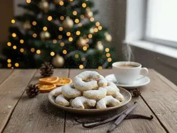 Křehké Vanilkové Rohlíčky