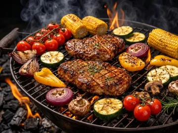 Krkovice na grilu