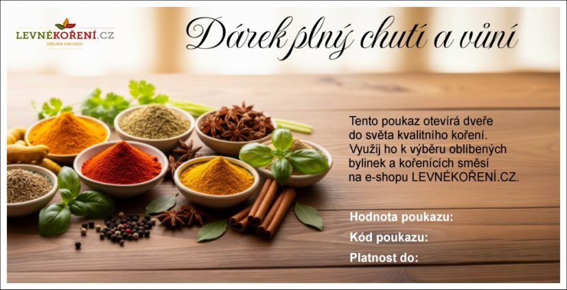 Dárkový poukaz v hodnotě 400 Kč