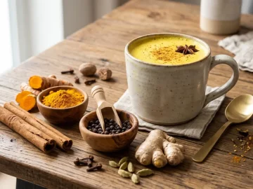 Zlaté mléko (Kurkuma latte) – Tradiční ajurvédský recept