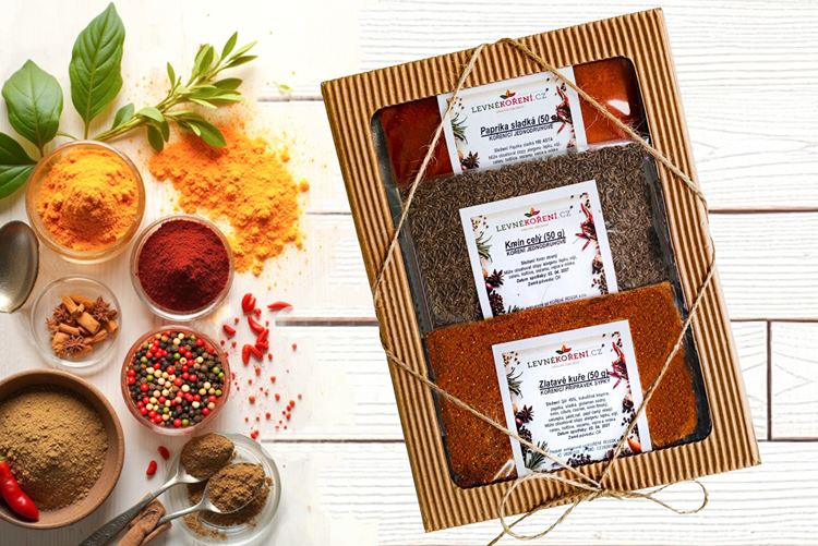 Dárková sada - Základní koření do kuchyně 1