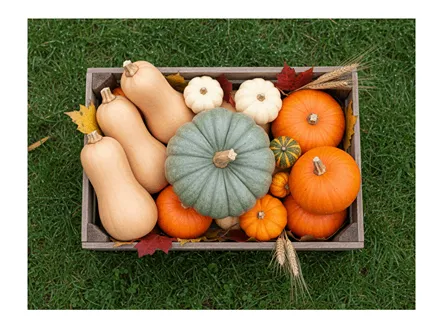 Různé druhy dýní