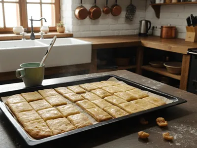 Čerstvě upečené škvarkové pagáčky.