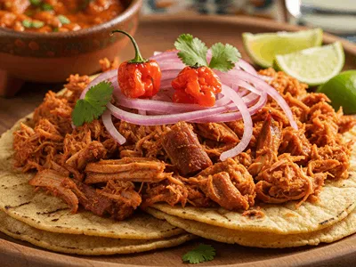Cochinita Pibil s habanerem.