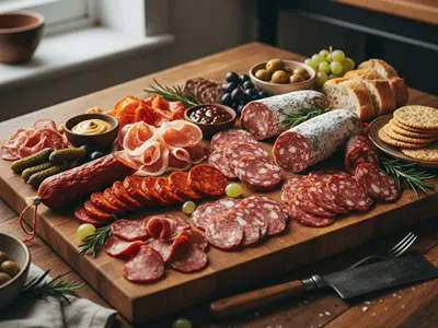 Glutaman sodný v uzeninách.