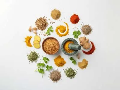 Koření a bylinky které si rozumí s pískavicí.