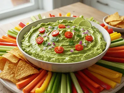 Guacamole dip.