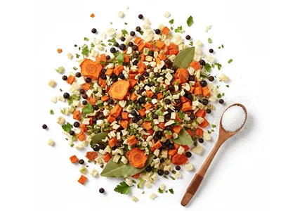 Bylinky a zelenina ve směsi Domácí svíčková.