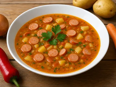 Frankfurtská polévka.