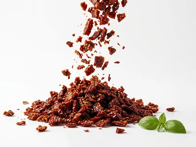 Sušená drcená rajčata.