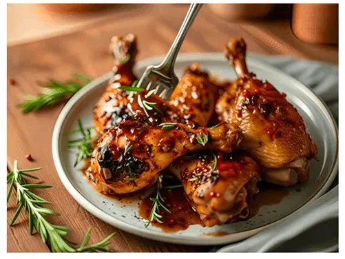 pečené kuřecí stehýnka