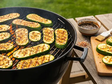 cuketa v marinádě na grilu