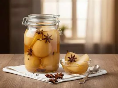 Hruškový koláč s badyánem.