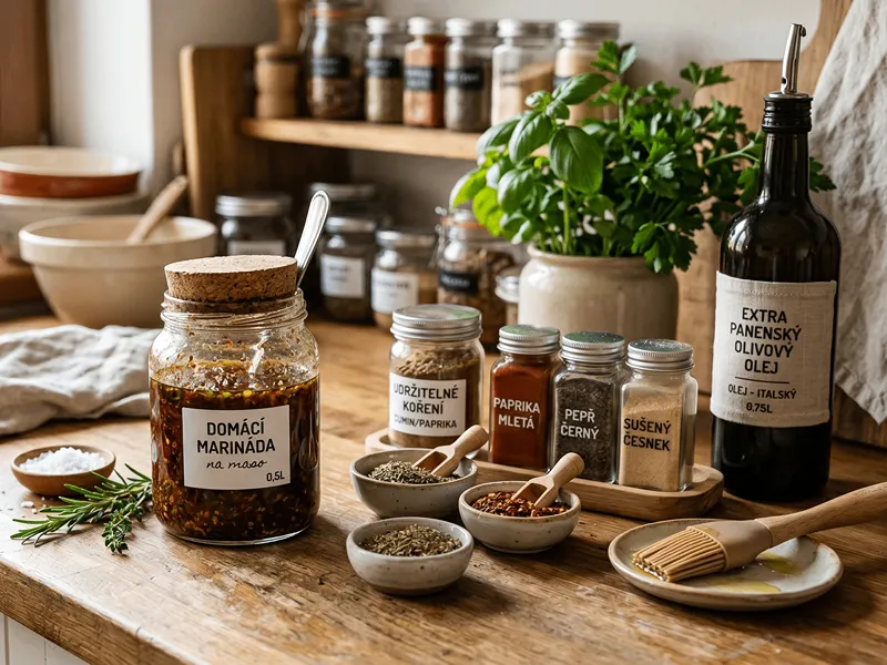 Koření na marinády.